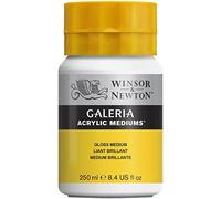 (TG. Medium 250ml) Winsor & Newton Galeria Medium Lucido 250 ml Vaso - NUOVO
