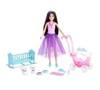 (TG. medium) Barbie - Bambola Barbie Skipper Set Dreamtopia, playset con bambola