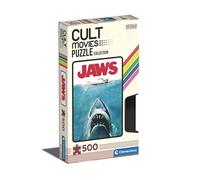 (TG. Medium) Clementoni - 35111 - Cult Movies - Jaws - 500 pezzi - Made in Italy