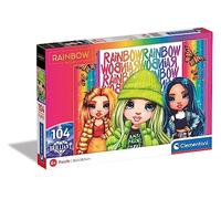 (TG. Medium) Clementoni- Puzzle Rainbow High 104pzs Brilliant Supercolor High-10