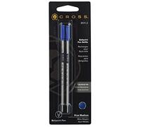 (TG. Medium) Cross penna a sfera refill confezione da 2 Medium Blue - NUOVO