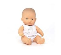 (TG. medium) Miniland MINILAND31145 21 cm Asian Boy Doll Senza Biancheria Intima