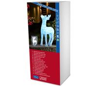 (TG. Medium Reindeer 60cm) Konstsmide 6121-203 Renna in Acrilico a LED, 176 diod