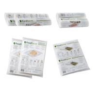 (TG. Mega Kit) FoodSaver Mega Kit 4 Rotoli 28 x 550 cm (2 x 2) + 96 Sacchetti 20