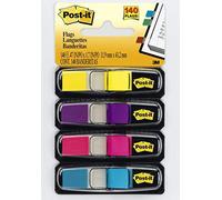 (TG. Mini) 3M Post-it 28625 Miniset 140 Segnapagina, Mini, 140 Pezzi, Giallo/Azz