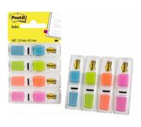 (TG. Mini) Post-it 60248 Miniset 140 Segnapagina, Mini, 140 Pezzi, Celeste/Lime/