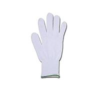(TG. Misura 6 e 1/2) GIMA 25864 Guanti in Cotone, Bianco, 6.5, Confezione 10 Pez