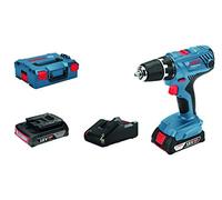 (TG. mit 2x 2.0 Ah Akkus + Ladegerät) Bosch Professional Trapano avvitatore a b