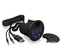 (TG. Mit Audio Ein- und Ausgang) ICY BOX IB-HUB1403A USB 3.0 (3.1 Gen 1) Type-A
