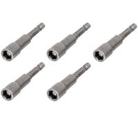 (TG. mm 6-7-8-10-13) Eurobit 2790 Chiavi a Bussola Magnetiche, Acciaio, mm 6-7-8