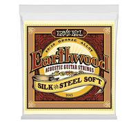 (TG. Morbido) Ernie Ball Earthwood Silk et Steel Soft 80/20 Bronze Cordes pour G