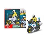 (TG. MOTO 17CM) Dickie Toys - Moto Yamaha Guardia Civile Giocattolo, Include Fig
