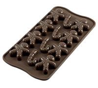 (TG. Mr. Ginger) silikomart 22.112.77.0065 Stampi, Silicone, Marrone - NUOVO