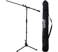 (TG. MS106BK mit Galgen + Tasche) KeepDrum MS106 BK, Supporto per microfono, tre