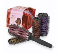 (TG. Multisize) Olivia Garden Multibrush Travel Kit - Spazzola Rotonda 4-in-1 co