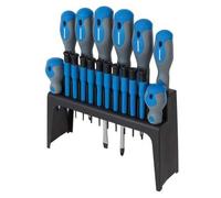 (TG. n/a) Silverline 633940 Soft-Grip & Precision Set di cacciaviti a taglio, Ph