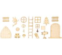 (TG. NA) Derwent Laser Craft Set di Accessori Decorativi Artigianali con Fata, H