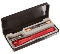 (TG. NA) MAGLITE - Torcia a LED con Custodia, Funzionamento Pile AA, Rosso (Ross