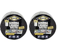 (TG. nastro 5M (Confezione da 2)) Bostik Gomma Liquida Nastro 5Mt, Nero, 7.7