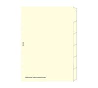 (TG. Nicht zutreffend) Filofax 341680 - Divisori con linguetta in formato A5, 6