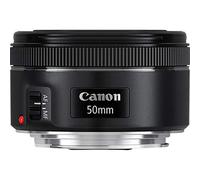 (TG. No) Canon Obiettivo, EF 50 mm f/1.8 STM SLR, Nero - NUOVO