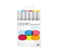 (TG. no) COPIC SKETCH SET DA 6 PERFECT PRIMARIES - NUOVO