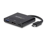 (TG. Noir avec USB) Startech.Com Adatattore Multifunzione USB-C a HDMI 4K con Po