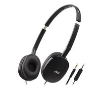 (TG. normale) JVC HA-S160M-B - Cuffie pieghevoli e compatte in colore lucido, co