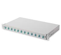 (TG. OM3) DIGITUS LWL splice box 12 giunti LC - OM3- 1HE 19 pollici - Multi-Mode