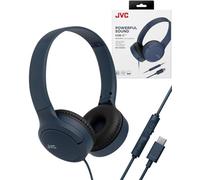 (TG. On-Ear) JVC HA-S33UC-A - Cuffie on-ear cablate USB-C con padiglioni morbi