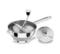 (TG. One Size, 20 cm) Lacor Macchina schiacciapatate in Acciaio Inox, Argento, O