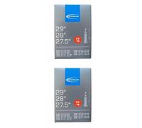 (TG. One Size/40 mm) 2x Schwalbe SV19, Tubo Interno camera d'aria, Nero, One Siz