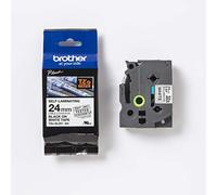 (TG. One size) BROTHER TZeSL251 tape Black on White - NUOVO