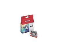 (TG. One size) Canon BCI-15 BLK Serbatoio Inchiostro, Nero - NUOVO