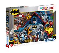 (TG. One size) Clementoni - 29108 - Supercolor puzzle - Batman - 180 pezzi - Mad