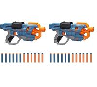 (TG. One Size (Confezione da 2)) Hasbro E9485F02 Nerf Elite 2.0 Commander, Bl