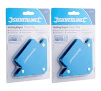 (TG. One Size (Confezione da 2)) Silverline 675214 - Magnete per saldatura, Capa