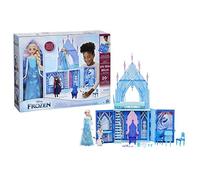 (TG. One size) Disney Frozen, Palazzo di ghiaccio di Elsa richiudibile, Bambole