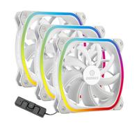 (TG. One Size) ENERMAX SQUA RGB WHITE 3 PACK 120X120, VENTILADOR DE CAJA - NUOVO