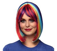 (TG. One size fits all) Boland 85718 - Parrucca colorata Unity, longbob in capel