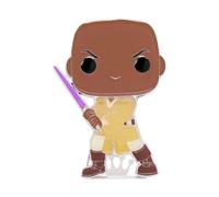 (TG. One Size) Funko Pop Large Enamel Pin Star Wars: Mace Windu Spille Smaltate