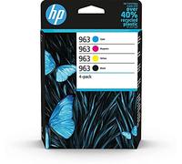 (TG. One size) HP 963 4-pack Black/Cyan/Magenta/Yellow Original Ink Cartridge -