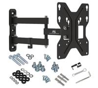 (TG. One size) Maclean MC-648 Nero Supporto Staffa Universale da Parete per TV P