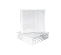 (TG. One size) MediaRange BOX24 Custodia per CD (100) Trasparente 10,4 mm - NUOV