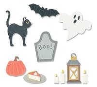 (TG. One Size) Sizzix motivi di Halloween Set di fustelle Thinlits 14 Jennifer O