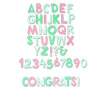 (TG. One Size) Sizzix Thinlits Die Marked Alphabet di Olivia Rose | 665893 |Capi