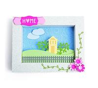 (TG. One Size) Sizzix Thinlits Die Set 3PK Shadow Box Frames #2 di Eileen Hull |
