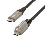 (TG. One Size) StarTech.com Cavo USB-C con viti di bloccaggio da 1m, Cavo da USB