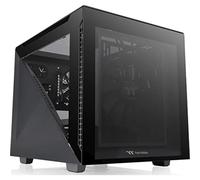 (TG. One size) Thermaltake CA-1V1-00S1WN-00, Divider 200 TG Black/Micro ATX Case