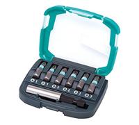 (TG. one size) wolfcraft Bit-box con impronta a croce (PZ 1-3), 7 pezzi I 2977